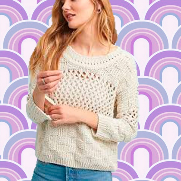 Anthropology Chenille Stitched Pullover - Picture 3 of 3